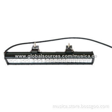 Car LED light, 126W dual row car LED light bar highway car LED